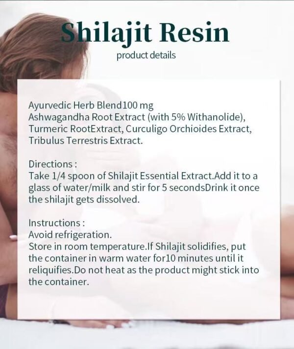 SAILAJIT RESIN Mineral Replenishment